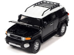 2007 Toyota FJ Cruiser Black Diamond with White Top and Roofrack "Classic Gold Collection" Series Limited Edition 1/64 Diecast Model Car by Johnny Lightning-1