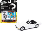 1967 Toyota 2000 GT Convertible RHD (Right Hand Drive) White 007 (James Bond) "You Only Live Twice" (1967) Movie with Collectible Tin Display "Silver Screen Machines" Series 1/64 Diecast Model Car by Johnny Lightning-0