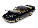 1986 Pontiac Firebird T/A Black with Champagne Gold Accents "Muscle Cars USA" Series 1/64 Diecast Model Car by Johnny Lightning-1