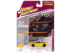2003 Chevrolet Corvette Convertible "50th Anniversary" Millennium Yellow "Classic Gold Collection" 1/64 Diecast Model Car by Johnny Lightning-2