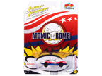 1969 Chevrolet Corvette "Atomic Bomb" White with Red and Blue Graphics "Stuntman Mike's Ride Along Racing" "Pop Culture" 2025 Release 1 1/64 Diecast Model Car by Johnny Lightning-2