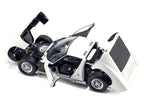 Lamborghini Miura P 400 White 1/18 Diecast Model Car by Kyosho