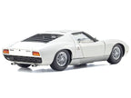 Lamborghini Miura P 400 White 1/18 Diecast Model Car by Kyosho