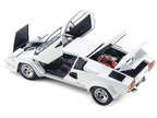 Lamborghini Countach LP 400S White 1/18 Diecast Model Car by Kyosho