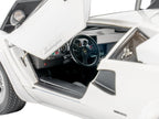 Lamborghini Countach LP 400S White 1/18 Diecast Model Car by Kyosho