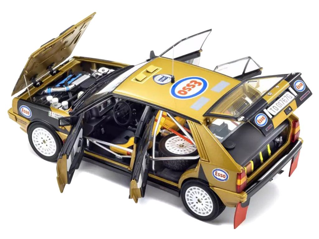 Lancia Delta HF 4WD #1 Fabrizio Tabaton - Luciano Tedeschini Winner "Rally Piancavallo" (1987) 1/18 Diecast Model Car by Kyosho