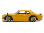 Nissan Skyline 2000GT-R (KPGC10) RHD (Right Hand Drive) "Kaido Street V2" Yellow (Designed by Jun Imai) "Kaido House" Special 1/64 Diecast Model Car by Mini GT-0