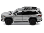 Toyota Sequoia TRD PRO Silver Metallic with Roof Rack 1/64 Diecast Model Car by GCD