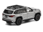 Toyota Sequoia TRD PRO Silver Metallic with Roof Rack 1/64 Diecast Model Car by GCD-3