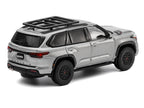 Toyota Sequoia TRD PRO Silver Metallic with Roof Rack 1/64 Diecast Model Car by GCD
