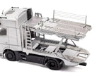 Mercedes-Benz Actros Auto Transporter Yellow 1/64 Diecast Model by GCD-3