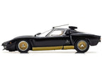 Lamborghini Miura SVR Black with Gold Accents and Wheels 1/43 Diecast Model Car by Kyosho-3