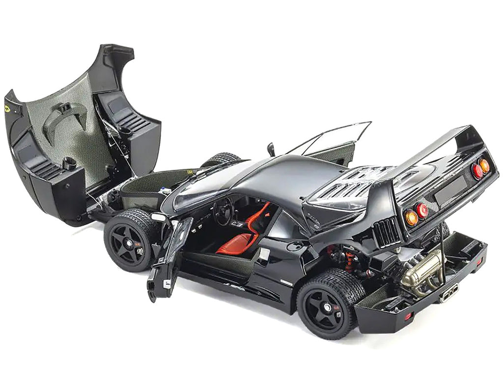 Ferrari F40 Black 1/18 Diecast Model Car by Kyosho-2