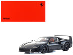 Ferrari F40 Black 1/18 Diecast Model Car by Kyosho-4