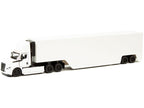 Freightliner eCascadia Truck with Container Trailer White 1/62 Diecast Model Car by Kinsmart-1