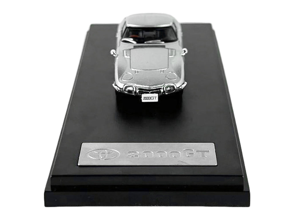 Toyota 2000GT RHD (Right Hand Drive) Silver Metallic 1/64 Diecast Model Car by LCD Models-4