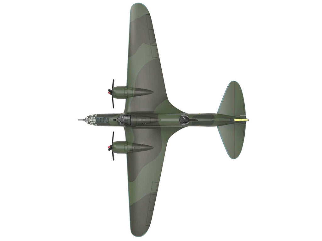 Ilyushin IL-4 Bomber Aircraft "Soviet Baltic Fleet Guards Regiment" (1942) "Planes of World War II" Series 1/144 Diecast Model Airplane by Luppa-2