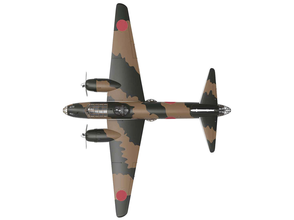 Mitsubishi G4M Bomber Aircraft "Betty Takao Kokutai Philippines" Imperial Japanese Navy (1941) "Planes of World War II" Series 1/144 Diecast Model Airplane by Luppa-2