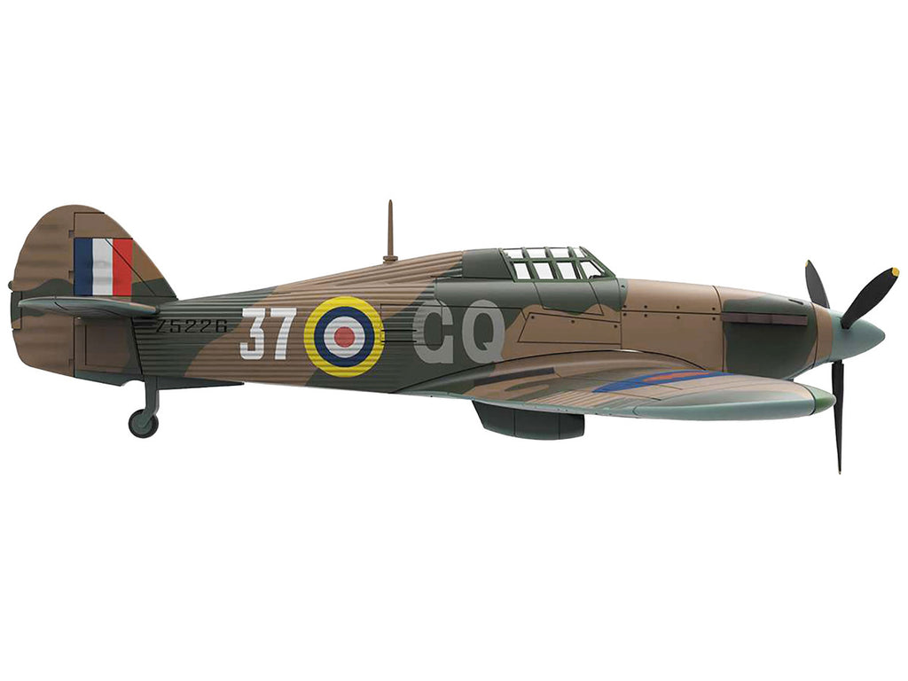 Hawker Hurricane Mk.IIB Aircraft "No. 134 Squadron 151 Wing Vaenga USSR" (1941) British Royal Air Force "Planes of World War II" Series 1/72 Diecast Model Airplane by Luppa-1