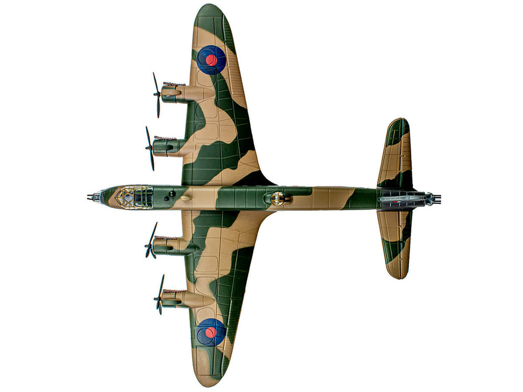 Short Stirling Mk.III Aircraft "Jolly Roger No. 199 Squadron 100 Group" (1943) British Royal Air Force "Planes of World War II" Series 1/144 Diecast Model Airplane by Luppa-1