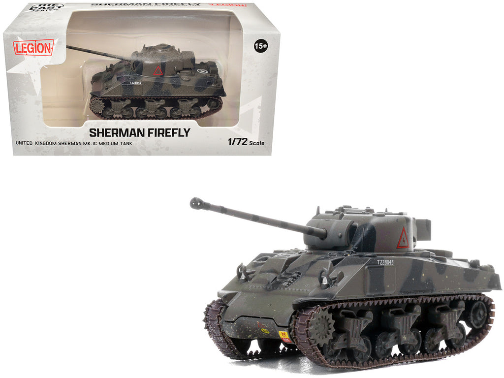 Sherman Firefly Mk.VC Medium Tank "A Squadron 4th/7th Royal Dragoon Guards 8th Armoured Brigade Normandy" (1944) British Army 1/72 Diecast Model by Legion-4