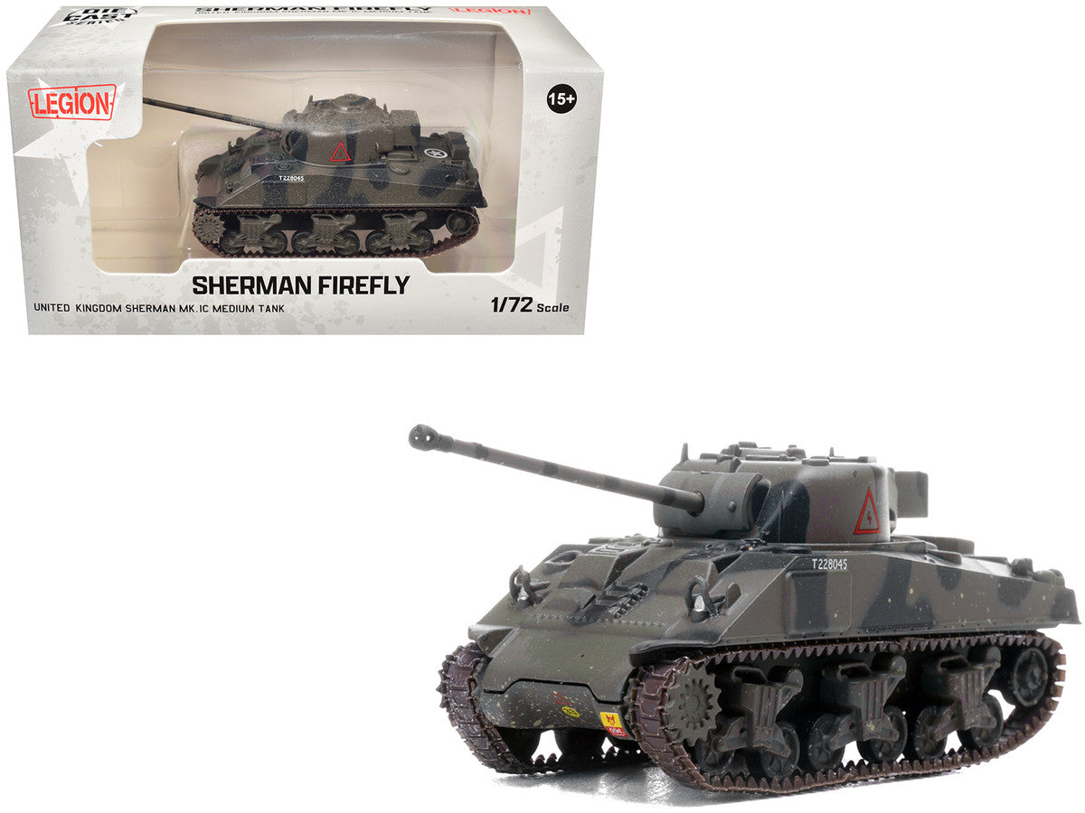 Sherman Firefly Mk.VC Medium Tank "A Squadron 4th/7th Royal Dragoon Guards 8th Armoured Brigade Normandy" (1944) British Army 1/72 Diecast Model by Legion-4