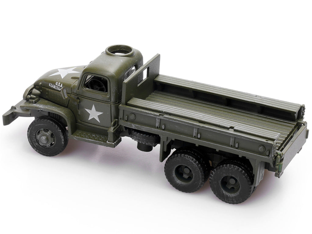 GMC CCKW 353 Truck With Mounted Gun Olive Drab "4148174-S" US Army World War II 1/72 Diecast Model by Legion-2