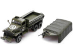 GMC CCKW 353 Truck With Mounted Gun Olive Drab "4734511-S" US Army World War II 1/72 Diecast Model by Legion-1