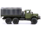 ZIL 131 Cargo Truck Green with White Stripes "Ukrainian Ground Forces" 1/72 Diecast Model by Legion-1
