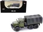 ZIL 131 Cargo Truck Green with White Stripes "Ukrainian Ground Forces" 1/72 Diecast Model by Legion-0