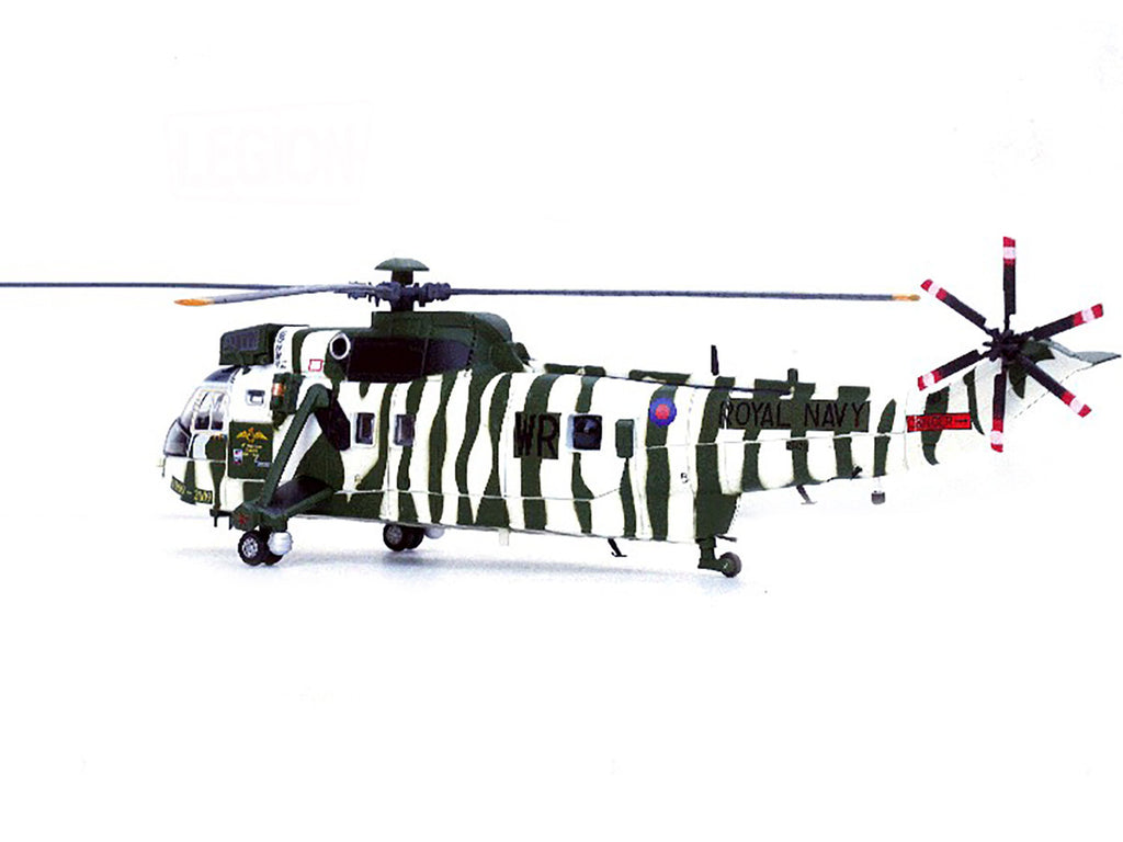 Westland Sea King HC.4 Helicopter "40th Anniversary Livery 848 Naval Air Squadron Commando Helicopter Force Royal Naval Air Station Yeovilton Somerset" (2009) British Royal Navy 1/72 Diecast Model by Legion-1