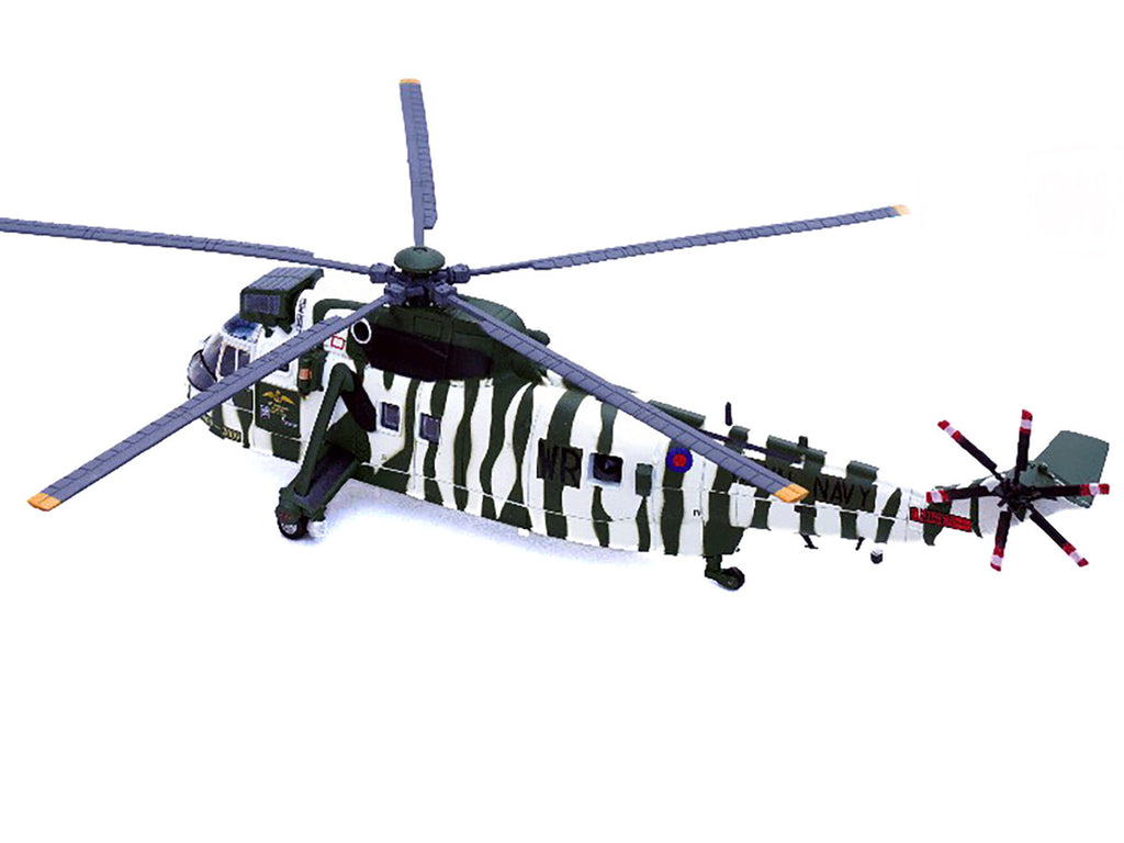 Westland Sea King HC.4 Helicopter "40th Anniversary Livery 848 Naval Air Squadron Commando Helicopter Force Royal Naval Air Station Yeovilton Somerset" (2009) British Royal Navy 1/72 Diecast Model by Legion-3