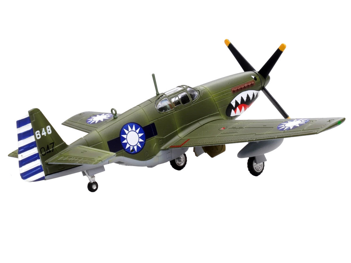 North American P-51C Mustang Aircraft "648 No.32 Squadron" (1945) Chinese Air Force 1/72 Diecast Model Airplane by Legion-2