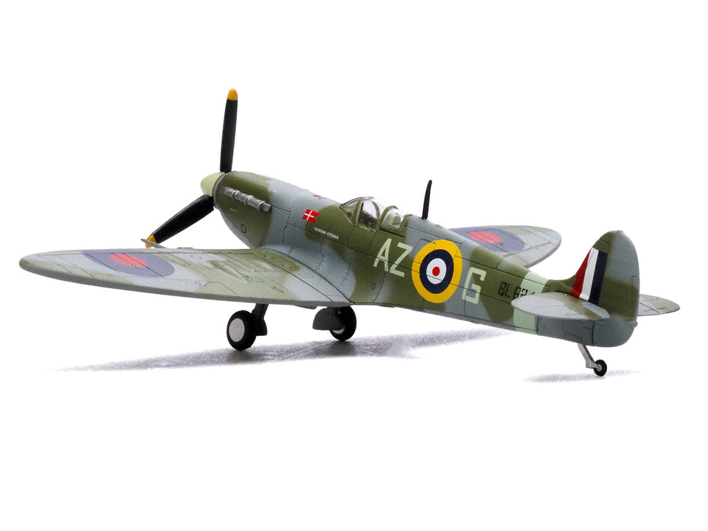Supermarine Spitfire Mk Vb Fighter Aircraft "BL924 Pilot Officer Aksel Svendsen Danish Presentation Spitfire Valdemar Atterdag No. 234 Madras Presidency Squadron" (1942) Royal Air Force 1/72 Diecast Model by Legion-2