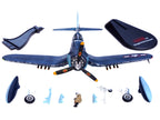 Vought F4U-1A Corsair Fighter Plane "Big Hog" VF-17 "Jolly Rogers" Captain Tommy Blackburn US Navy (1943) 1/72 Diecast Airplane Model by Legion-3