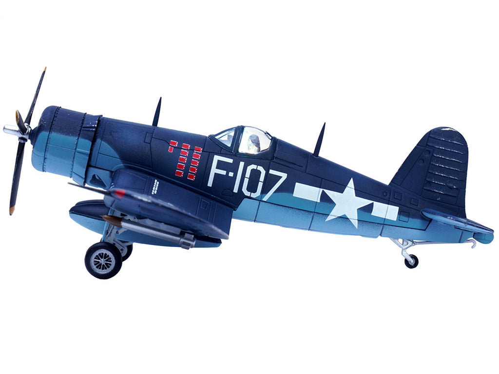 Vought F4U-1D Corsair Fighter Plane "1st Lt. Phillip DeLong Marine Fighter Squadron (VMF-224)" (1945) 1/72 Diecast Airplane Model by Legion-1