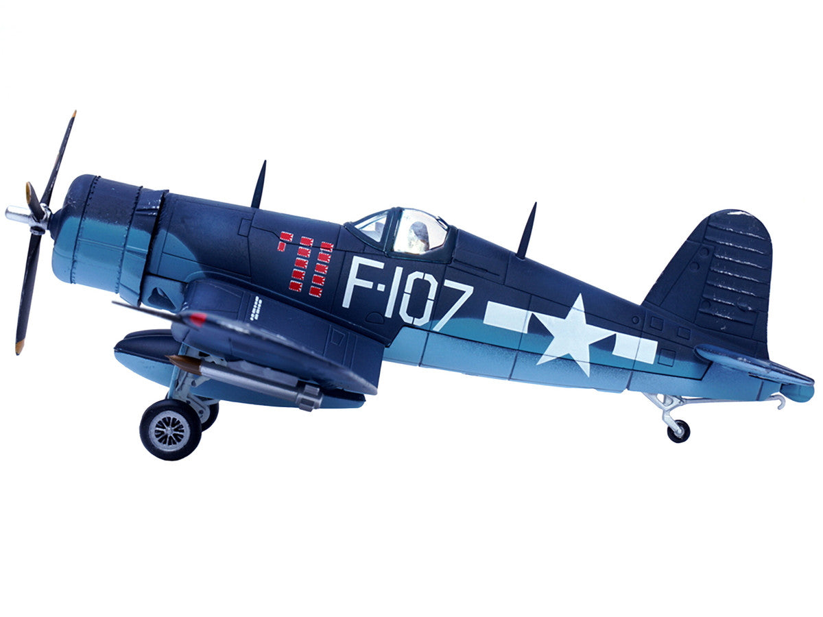 Vought F4U-1D Corsair Fighter Plane "1st Lt. Phillip DeLong Marine Fighter Squadron (VMF-224)" (1945) 1/72 Diecast Airplane Model by Legion-1