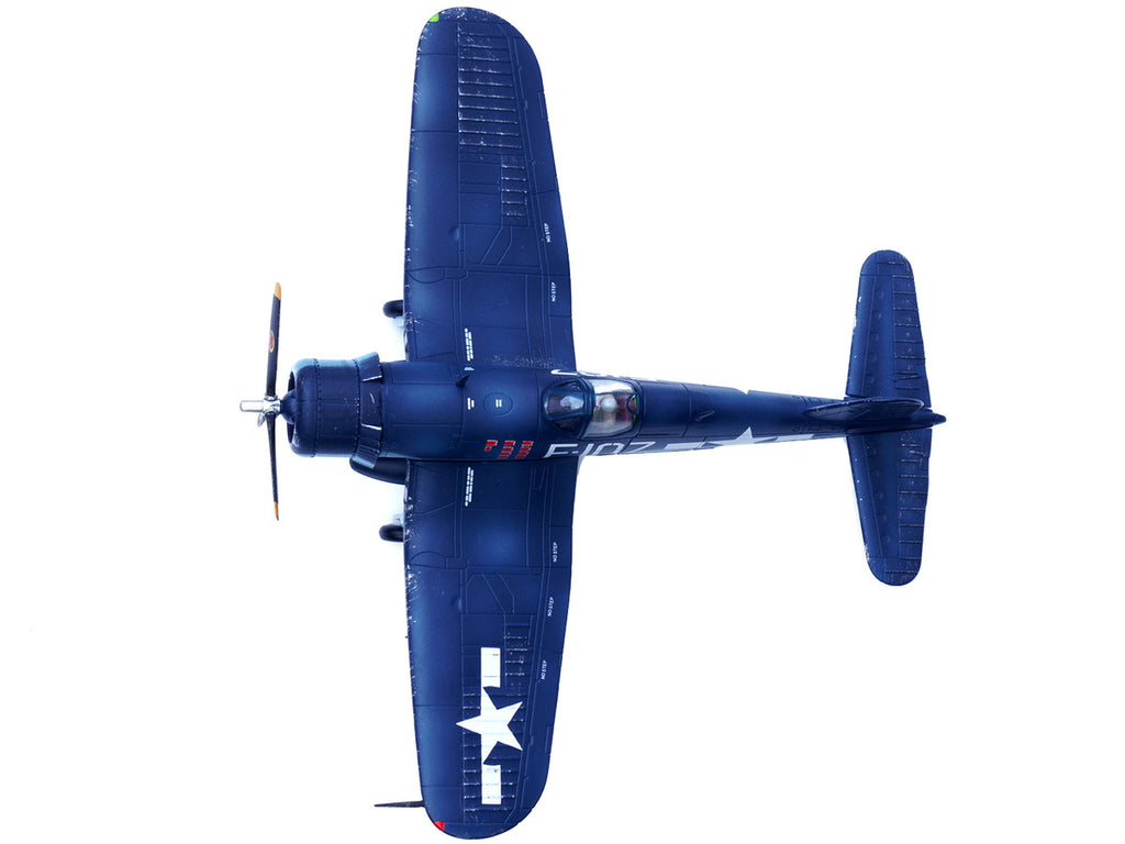 Vought F4U-1D Corsair Fighter Plane "1st Lt. Phillip DeLong Marine Fighter Squadron (VMF-224)" (1945) 1/72 Diecast Airplane Model by Legion-3