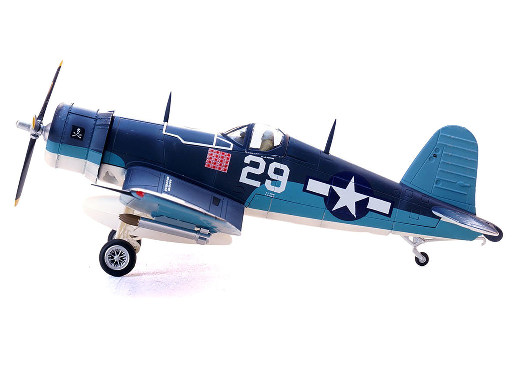 Vought F4U-1A Corsair Fighter Aircraft "Ace Ira Kepford VF-17 Jolly Rogers Bougainville Solomon Islands" (1944) United States Navy 1/72 Diecast Model by Legion-1
