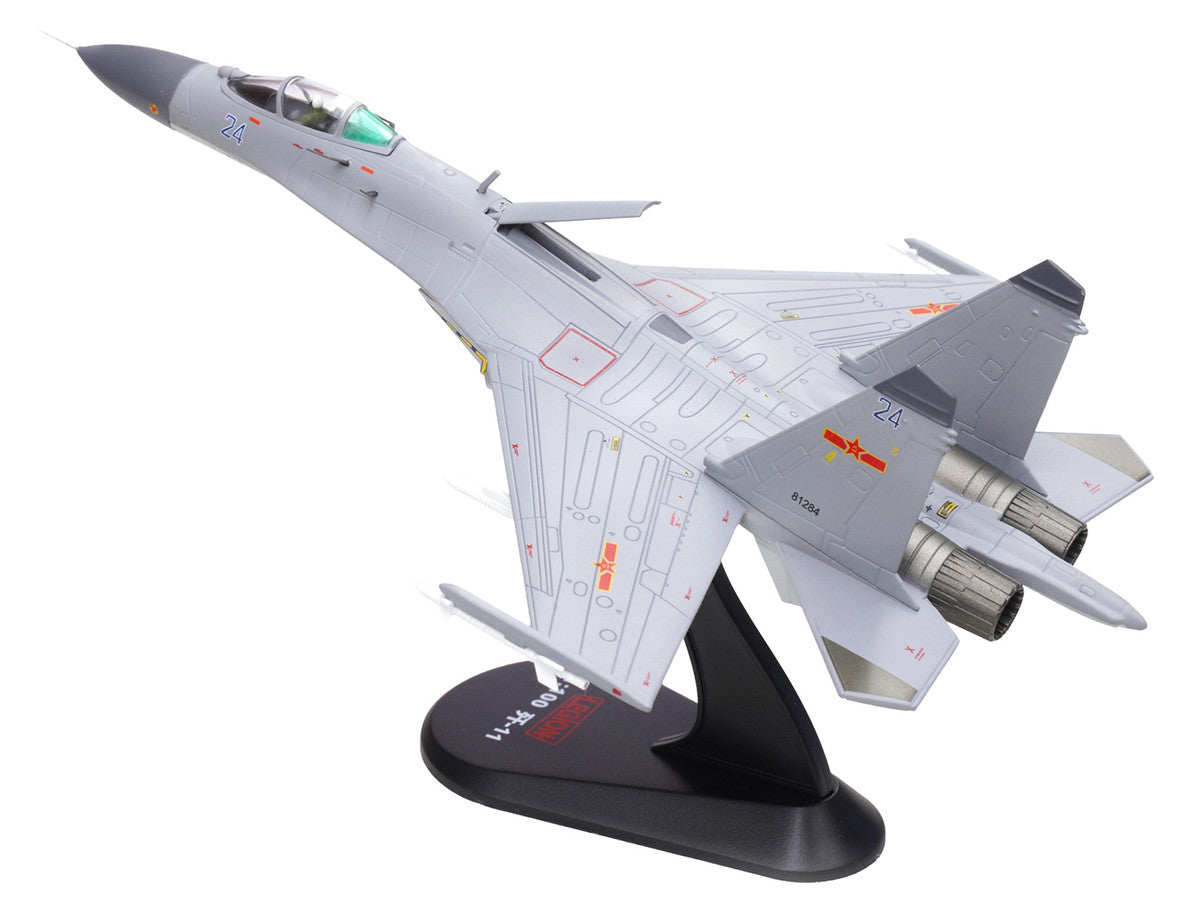 Shenyang J-11BH Yinglong Aircraft "Blue 24" (2014) People’s Liberation Army Navy Air Force 1/100 Diecast Model Airplane by Legion-4