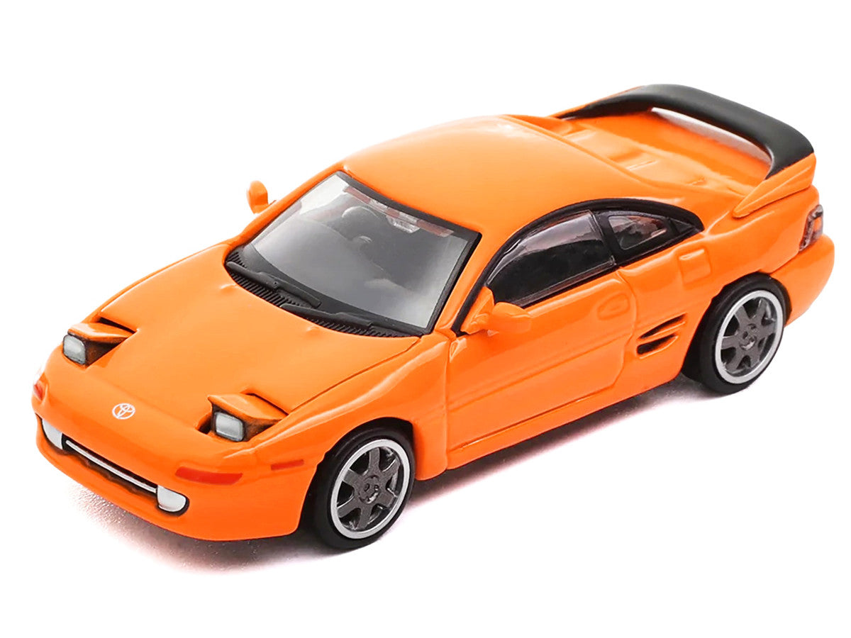 Toyota MR2 W20 RHD (Right Hand Drive) Orange 1/64 Diecast Model Car by Die Cast Team-1