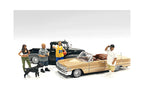 Lowriderz and a Dog 5 piece Figurine Set for 1/18 Scale Models by American Diorama-0