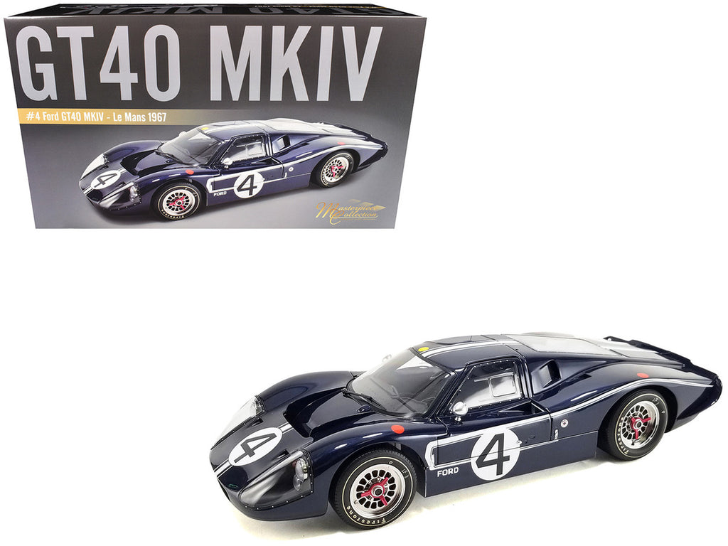 Ford GT40 MKIV #4 Denny Hulme - Lloyd Ruby "Holman & Moody" "24 Hours of Le Mans" (1967) "Masterpiece Collection" 1/12 Diecast Model Car by ACME-4