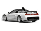 Honda NSX-R GT RHD (Right Hand Drive) Championship White with Black Top "Intern 64" Series 1/64 Diecast Model Car by MotorHelix-2