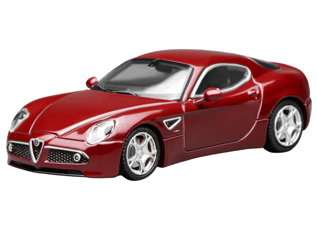 2008 Alfa Romeo 8C Competizione Competition Red Metallic 1/64 Diecast Model Car by MotorHelix-1