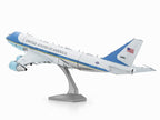 Model Kit Boeing 747 Transport Aircraft "Air Force One Presidential Plane" United States Air Force (Moderate Difficulty) Steel Model by Metal Earth-3