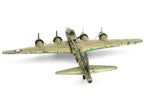 Model Kit Boeing B-17 Flying Fortress Bomber Aircraft "World War II" United States Army Air Forces (Challenging Difficulty) Steel Model by Metal Earth-1