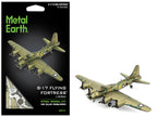 Model Kit Boeing B-17 Flying Fortress Bomber Aircraft "World War II" United States Army Air Forces (Challenging Difficulty) Steel Model by Metal Earth-4