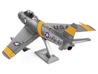 Model Kit North American F-86 Sabre Fighter Aircraft "Jolley Roger" United States Air Force (Moderate Difficulty) Steel Model by Metal Earth-2
