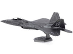 Model Kit Lockheed Martin F-22 Raptor Stealth Aircraft "United States Air Force" (Moderate Difficulty) Steel Model by Metal Earth-1